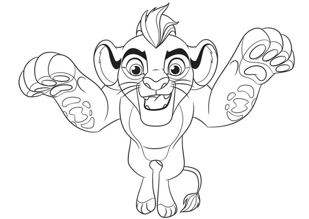 Kion - Lion Guard Coloring Page