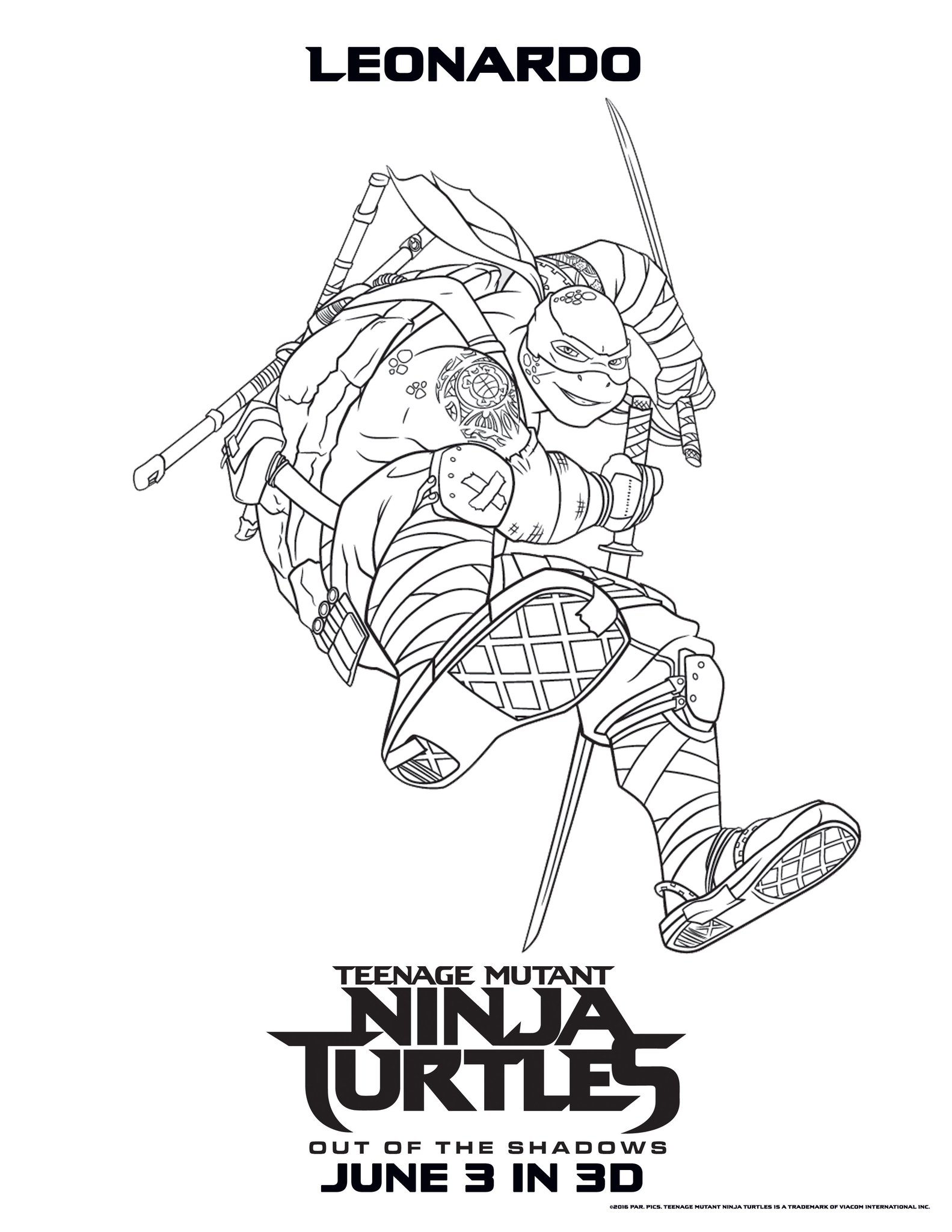 Tmnt Raphael Coloring Pages