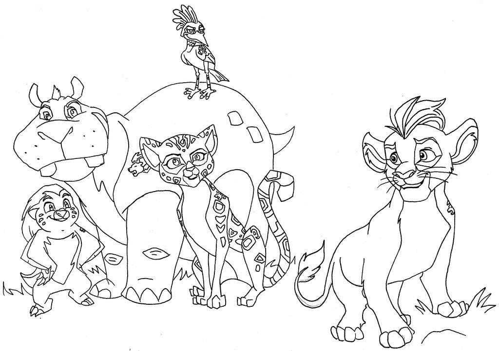 Lion Guard Coloring Page