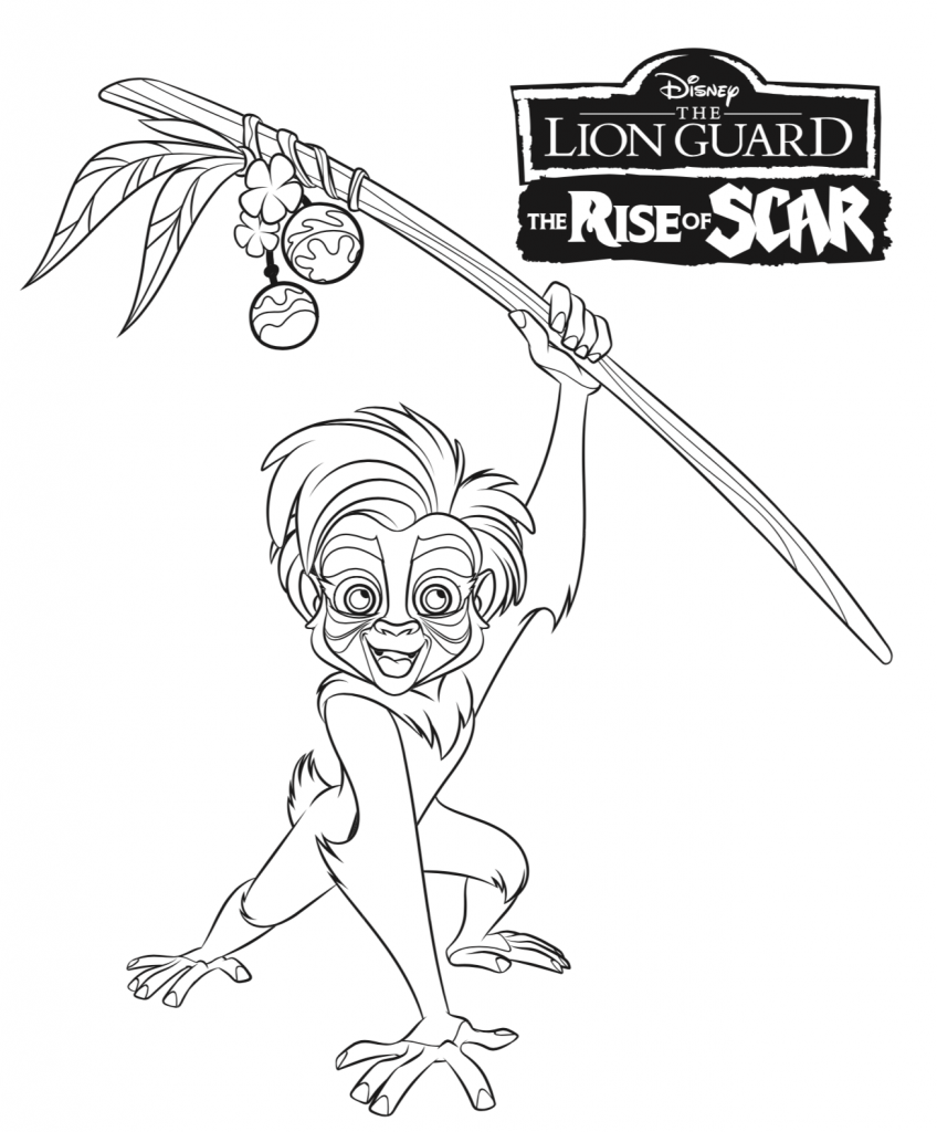 Lion Guard Rise of Scar Coloring Pages