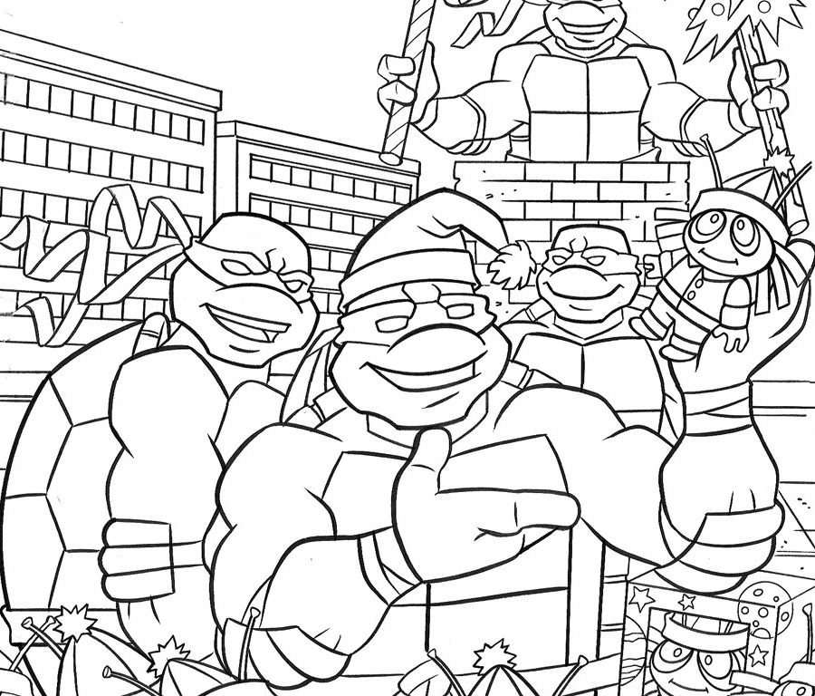 teenage mutant ninja turtles coloring pages  best coloring