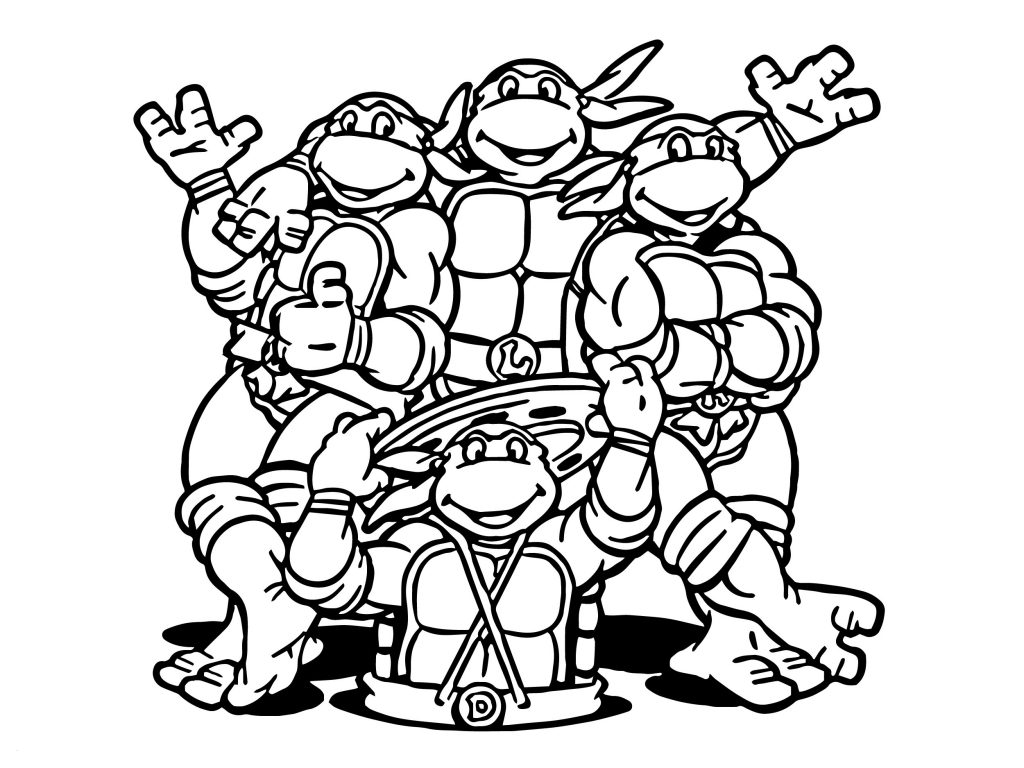 Ninja Turtle Coloring Pages