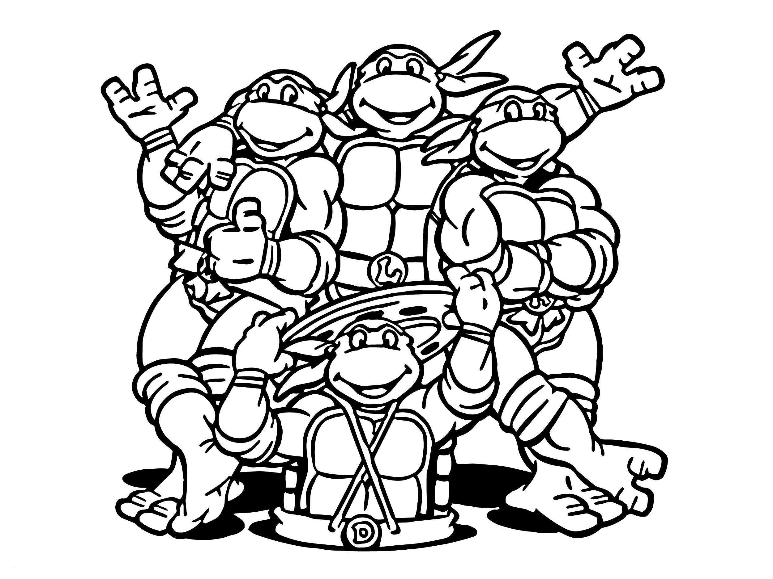 Teenage Mutant Ninja Turtles Coloring Pages Best Coloring Pages For Kids