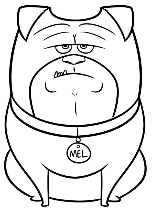 Pet Dog Coloring Pages Printable