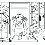 Pet Store Coloring Page