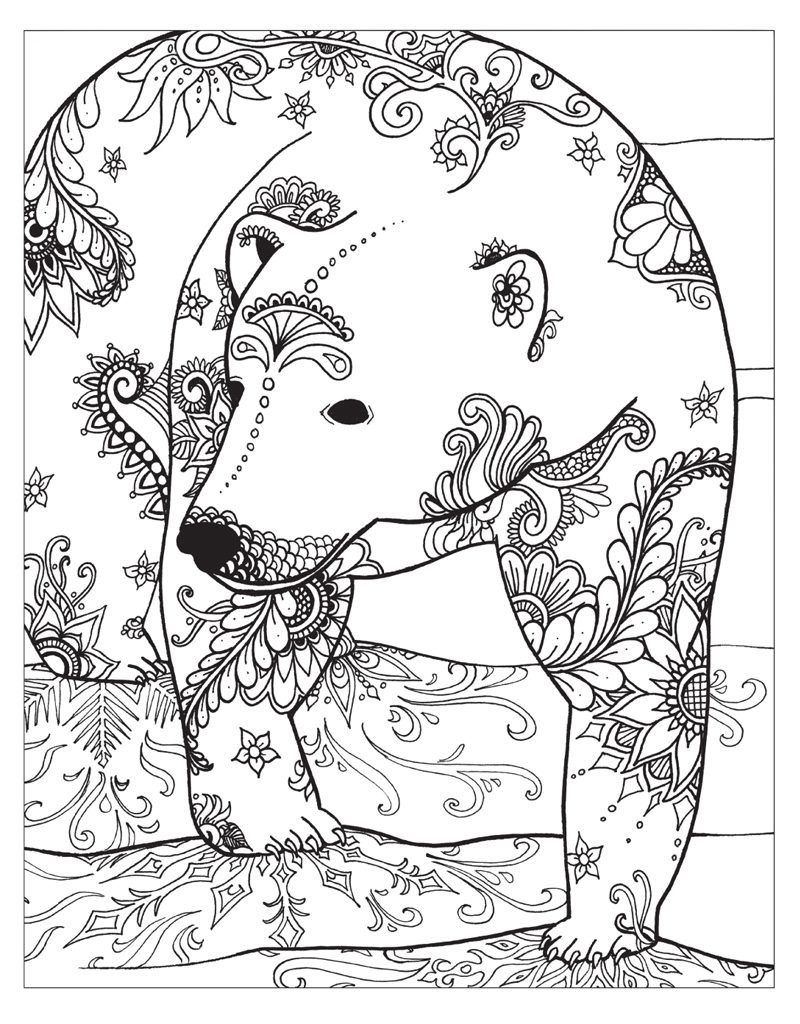 Winter Coloring Pages for Adults - Best Coloring Pages For Kids