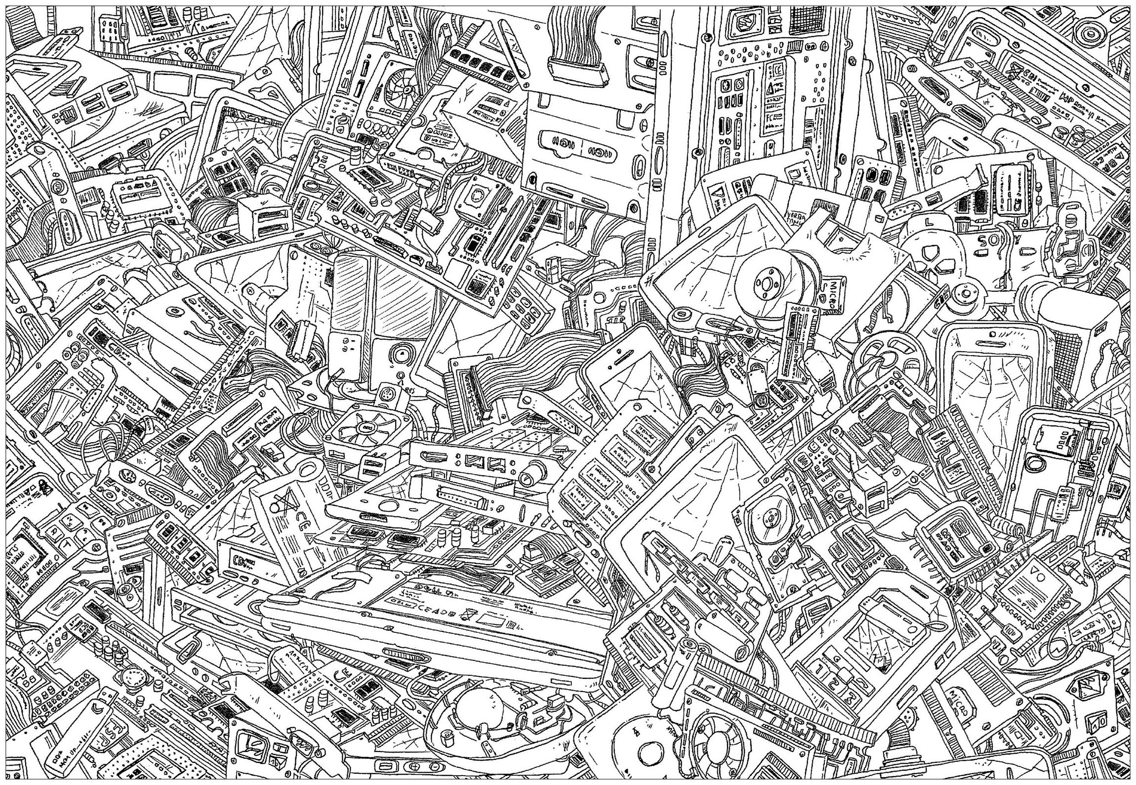 Printable Complex Coloring Pages Printable World Holiday