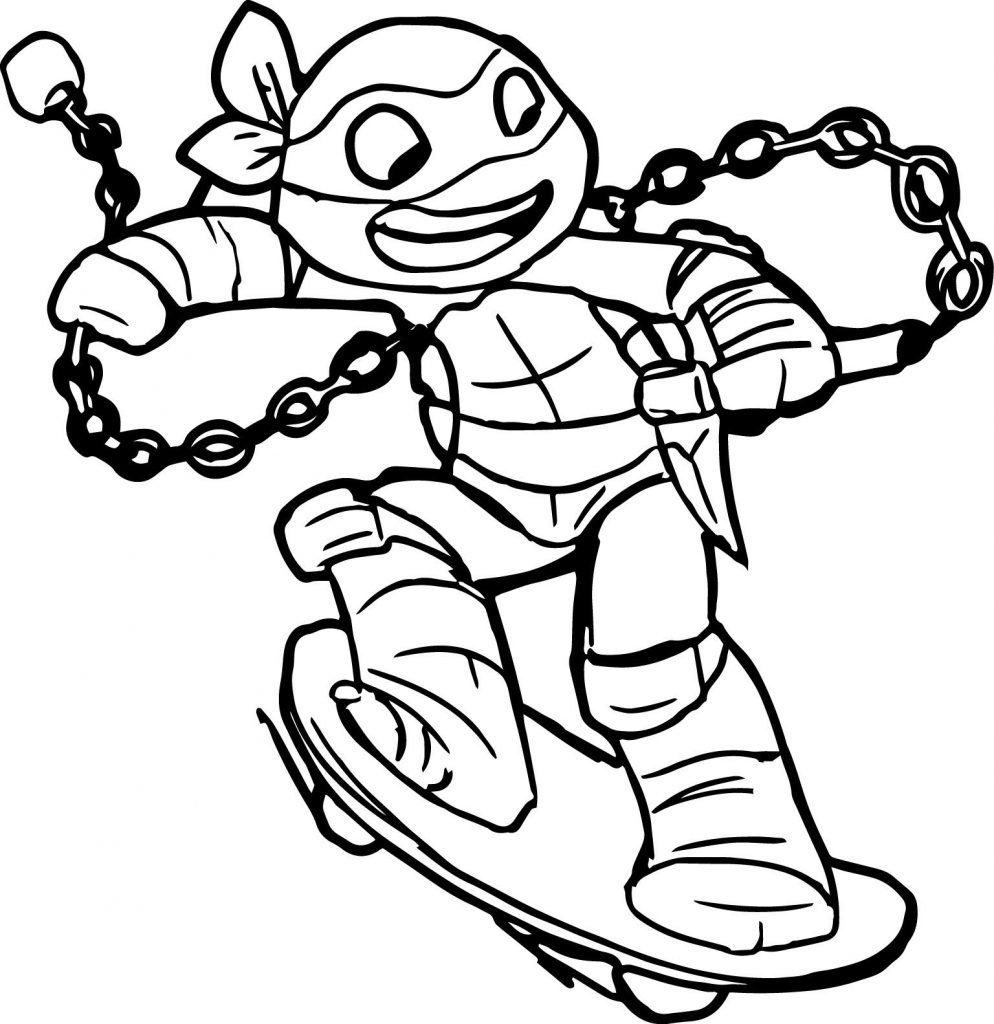 Printable Teenage Mutant Ninja Turtles Coloring Pages