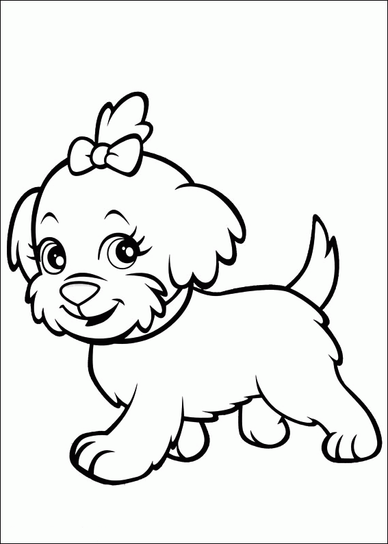 Puppy - Cute Pet Coloring Pages