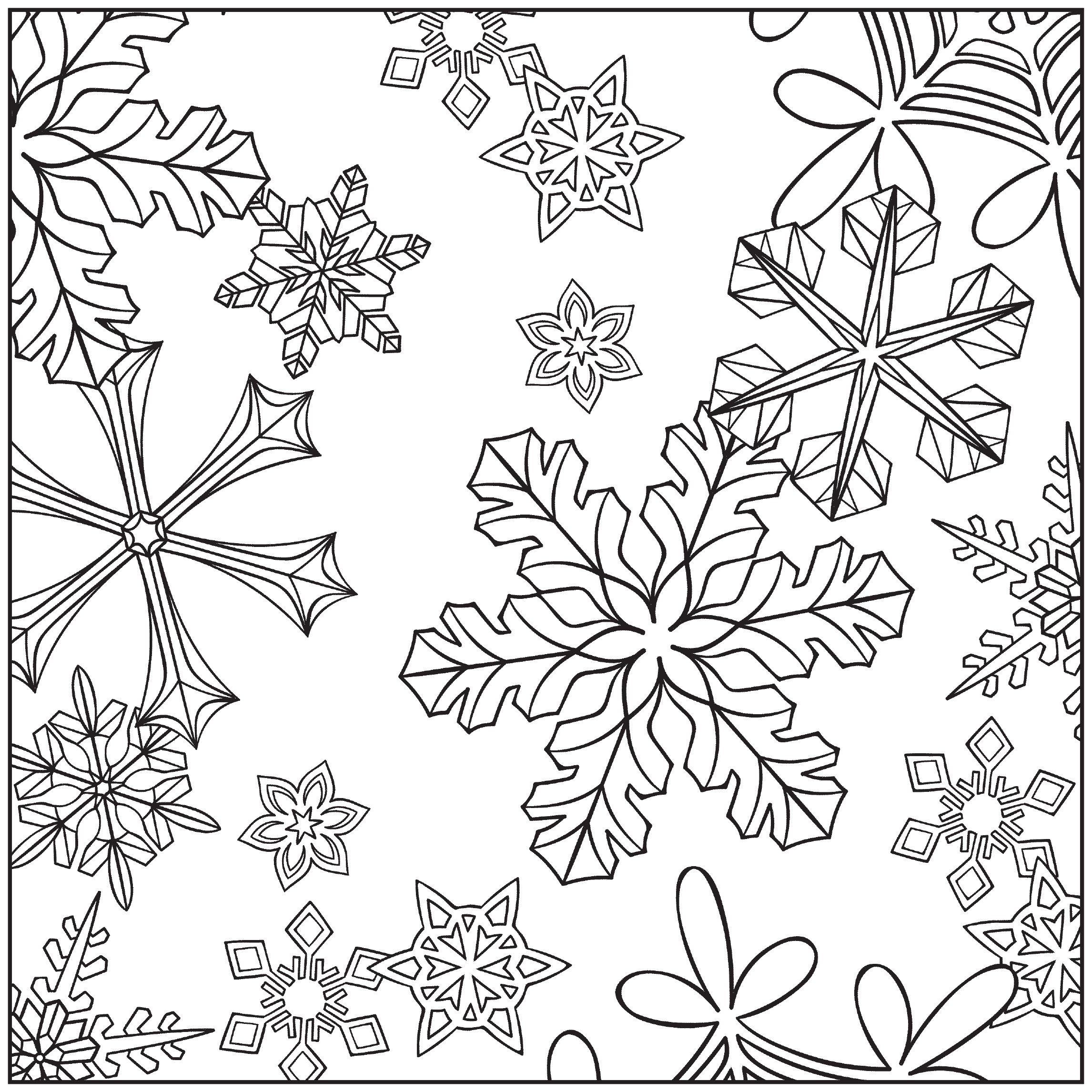 Winter Coloring Pages For Adults Best Coloring Pages For Kids