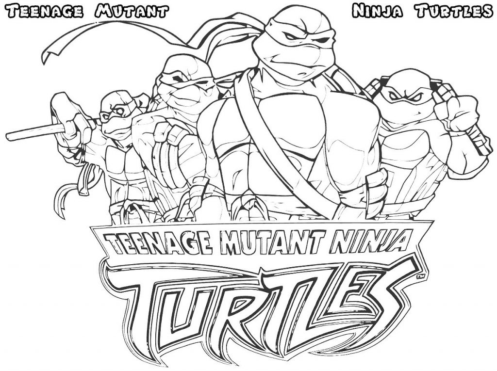 TMNT Coloring Page