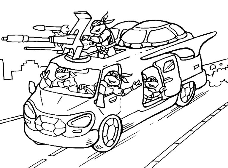 Teenage Mutant Ninja Turtles Coloring Pages - Best Coloring Pages For Kids