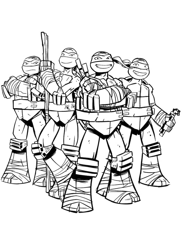 Tmnts Coloring Page