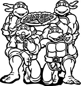 teenage mutant ninja turtles coloring pages  best