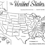 The United States Map Coloring Page