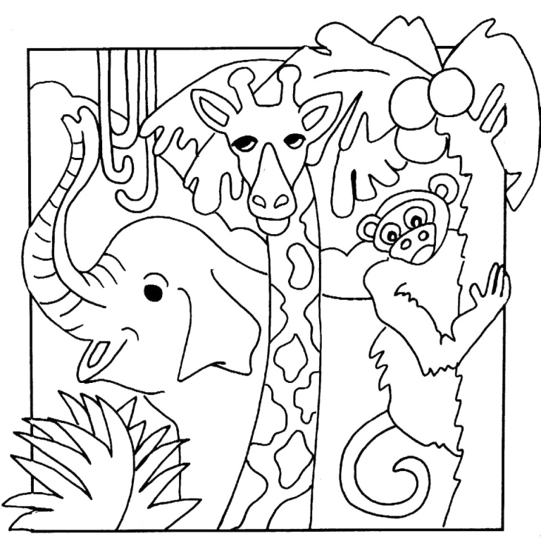 Zoology Coloring Page
