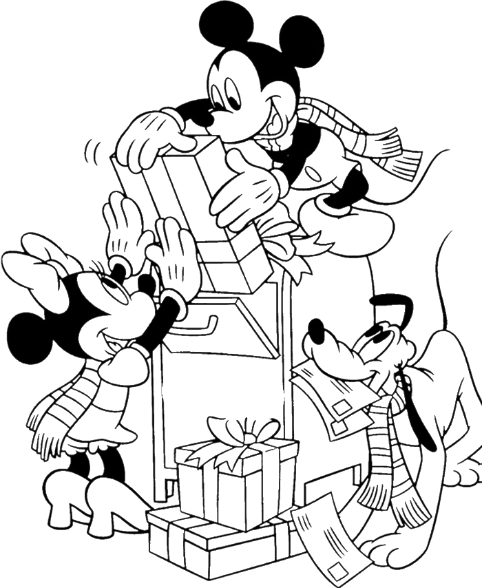 Download Mickey Mouse Christmas Coloring Pages - Best Coloring ...