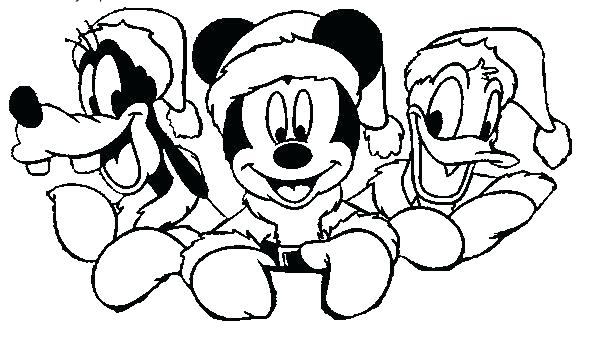 Disney Coloring Pages Christmas
