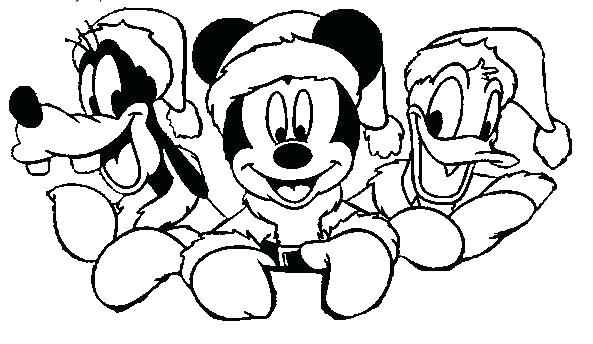 mickey mouse christmas coloring pages  best coloring pages