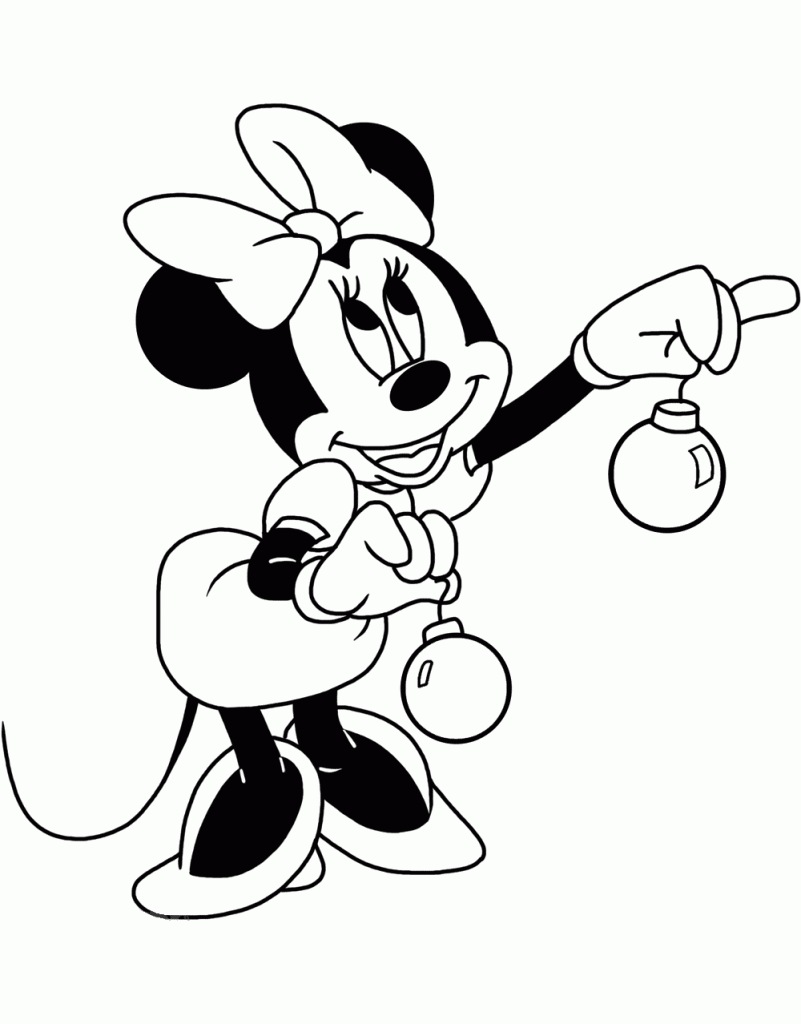 Mickey Mouse Christmas Coloring Pages - Best Coloring Pages For Kids