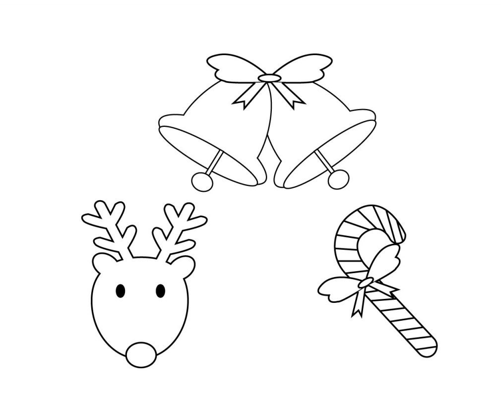 Christmas Coloring Page for Preschool