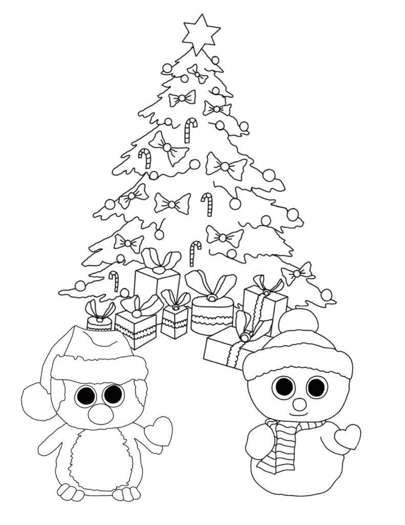 Christmas Coloring Pages Preschool