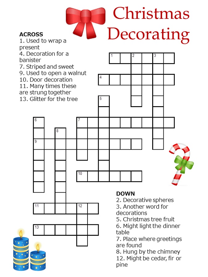 holiday crossword puzzle