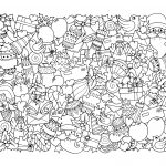 Christmas Design Coloring Page