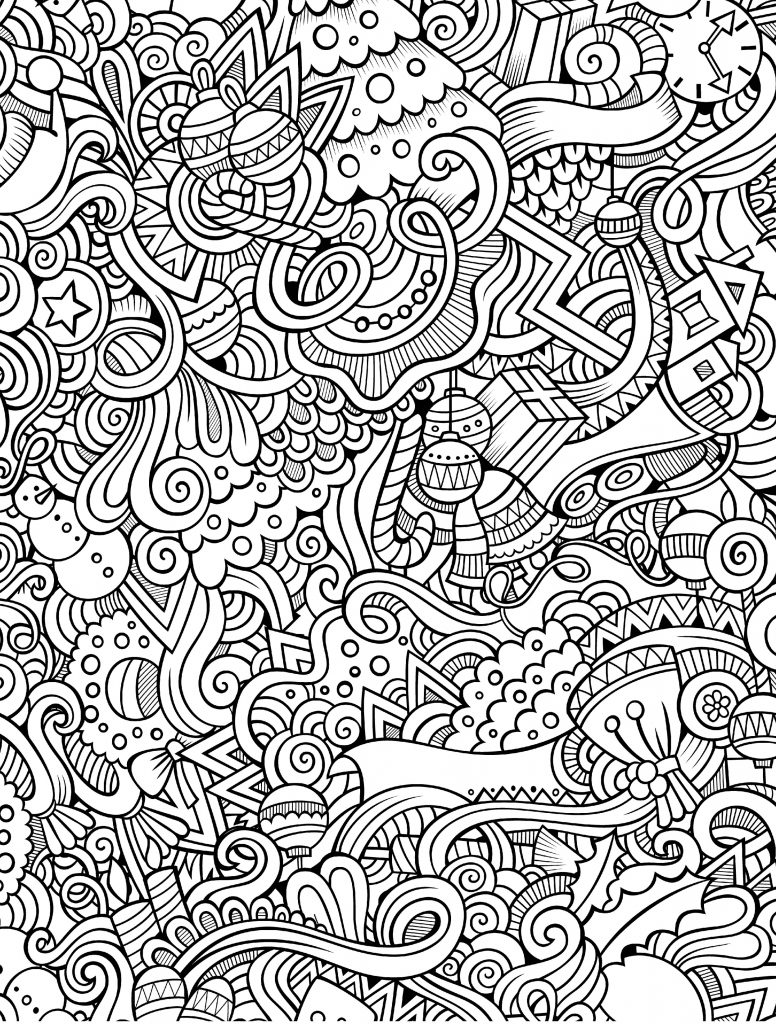 Christmas Designs Coloring Page