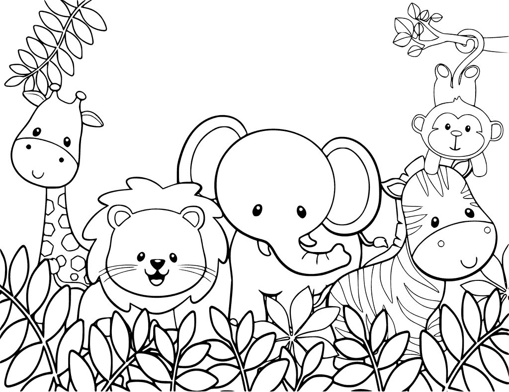 Cute Animal Coloring Pages - Best Coloring Pages For Kids