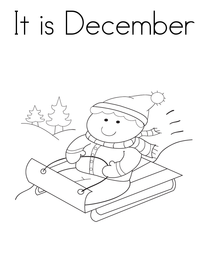 December Coloring Pages - Best Coloring Pages For Kids