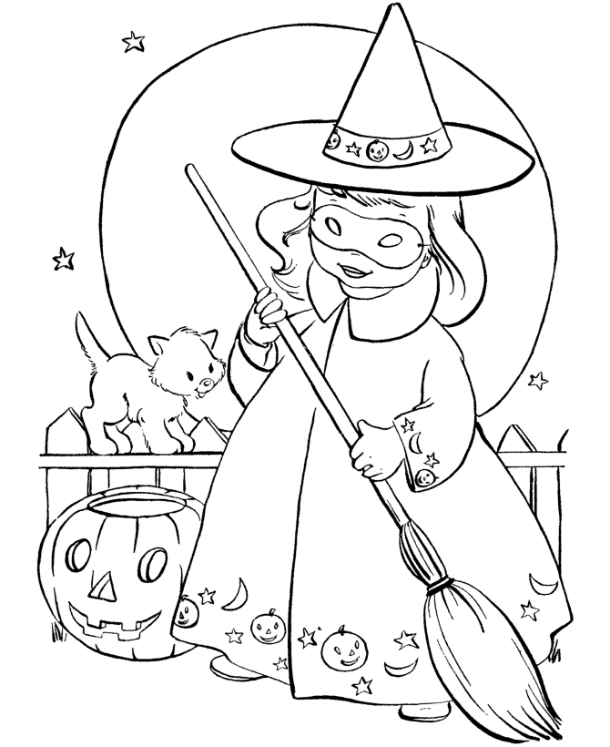 Halloween October Coloring Pages