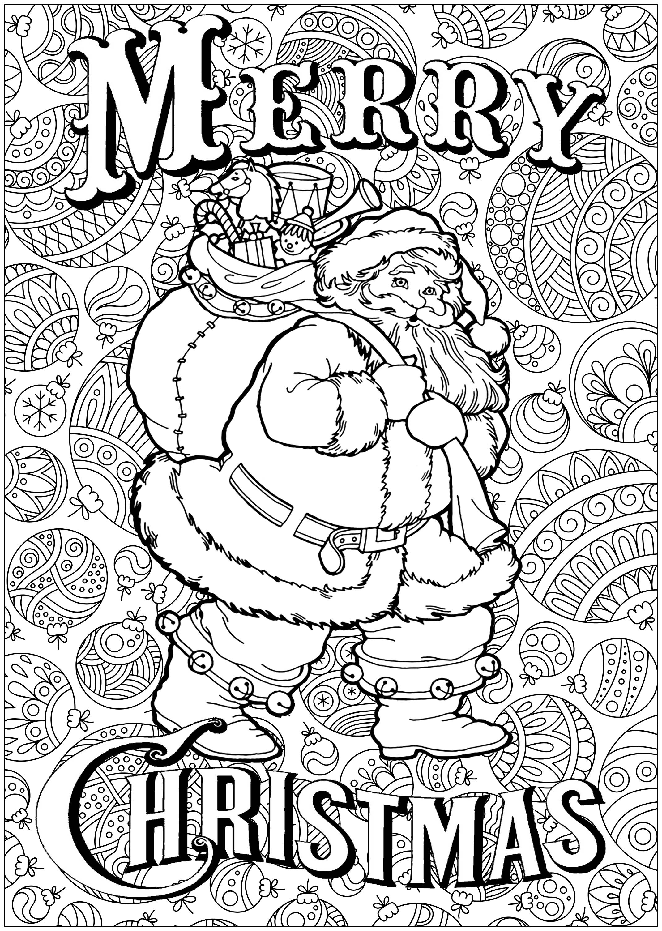 Coloring Pages For Adults Christmas