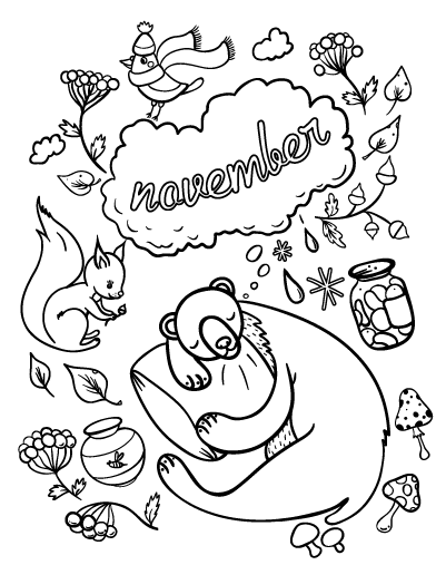 November Coloring Pages - Best Coloring Pages For Kids