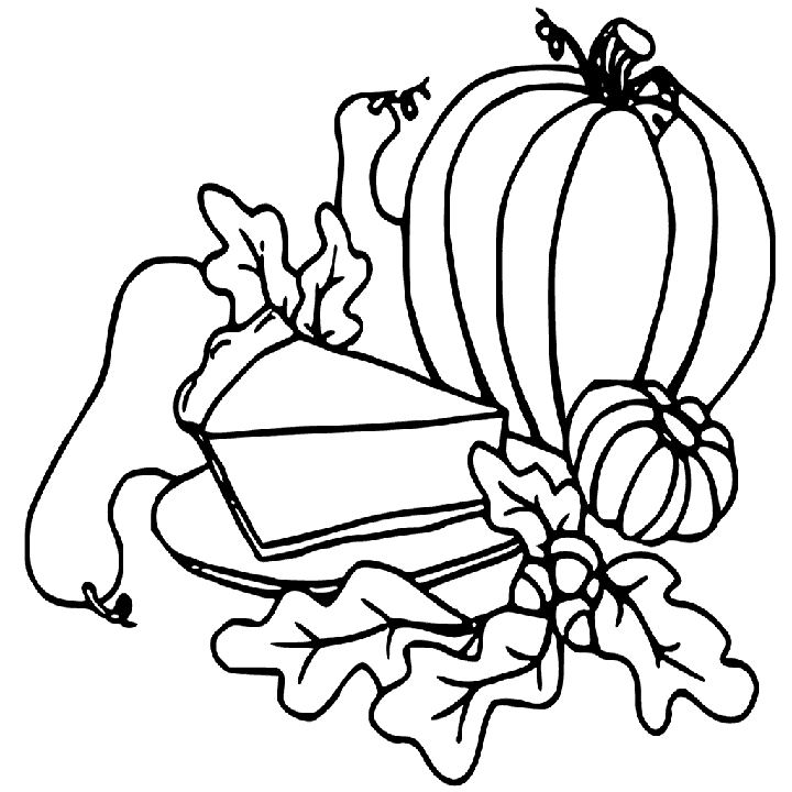 October Pumpkins Coloring Page