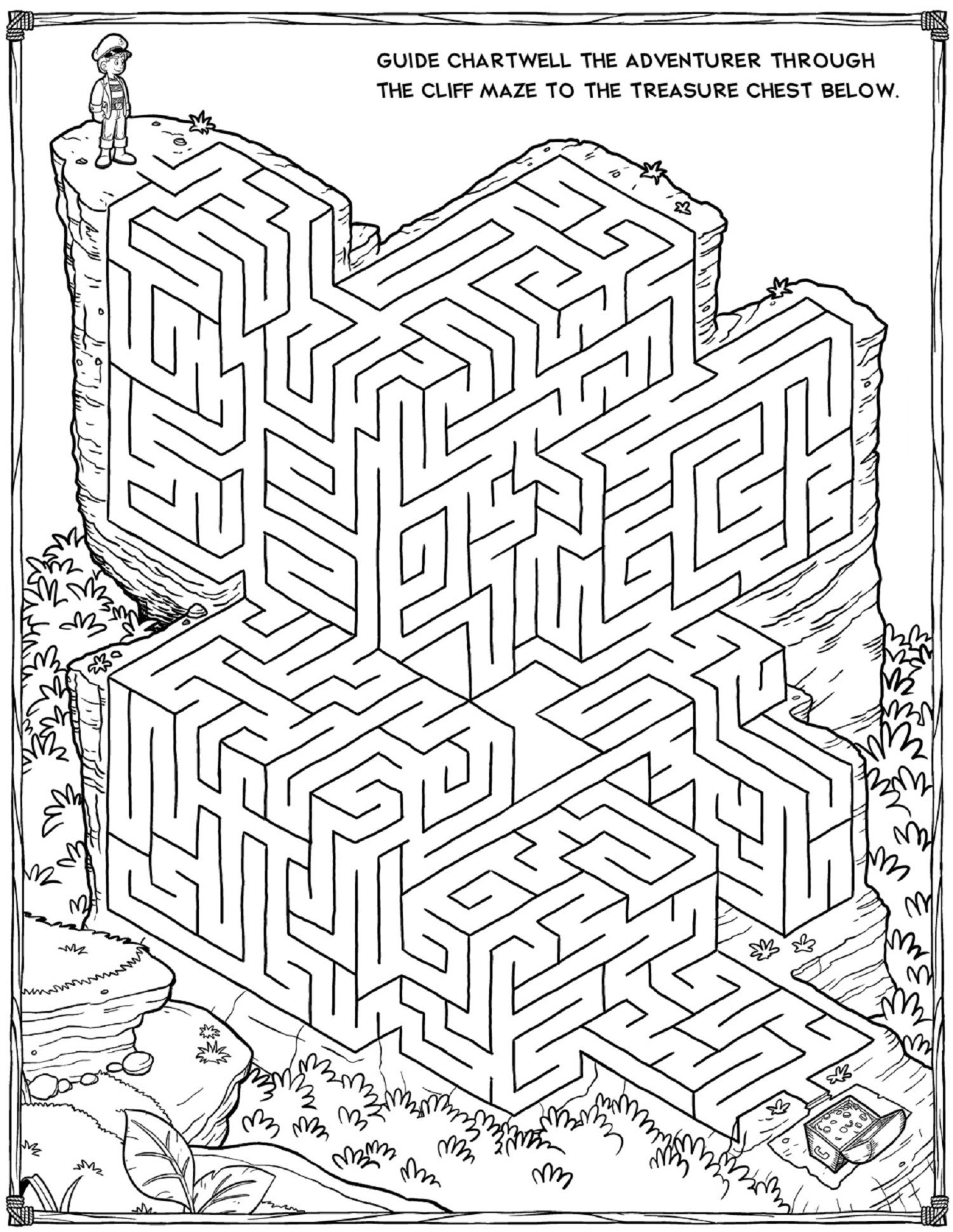 Printable Mazes Best Coloring Pages For Kids Free Spring Mazes For 