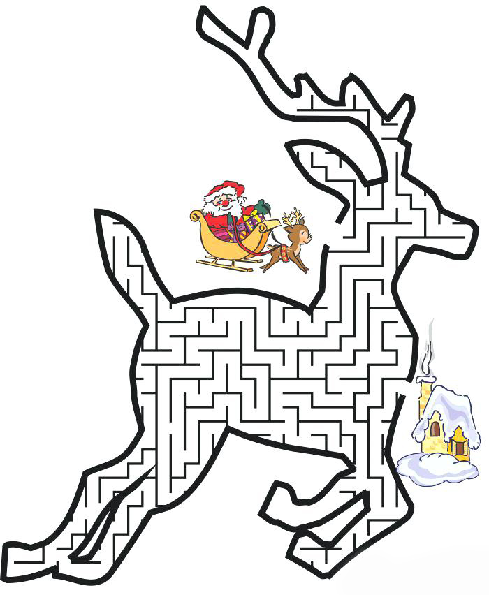 Free Printable Christmas Mazes