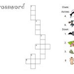 Simple Crossword Puzzle Printables for Kids