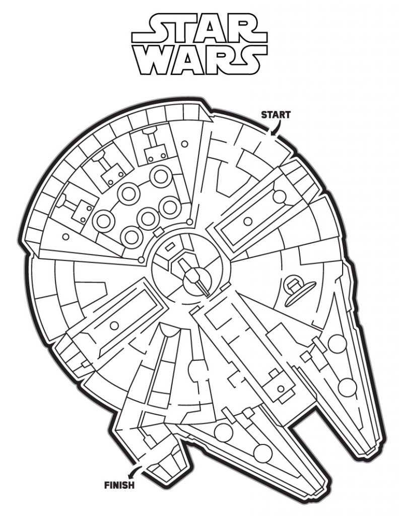 Star Wars Printable Maze