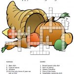 Thanksgiving Crossword Puzzle Game