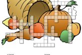 Thanksgiving Crossword Puzzle Game