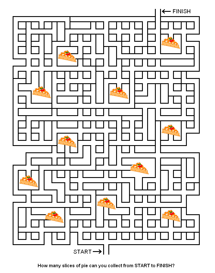 Thanksgiving Maze Free Printable Printable Word Searches