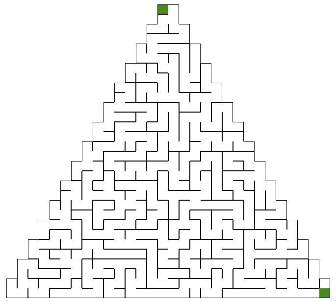 Triangle Maze Printable