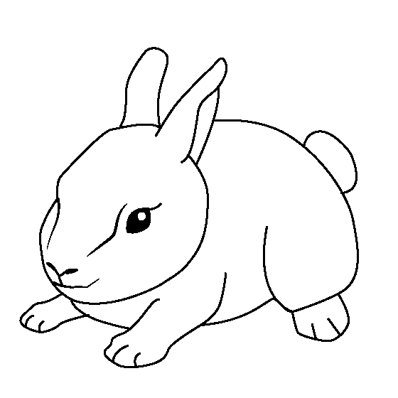 Baby Animal Coloring Pages Bunny