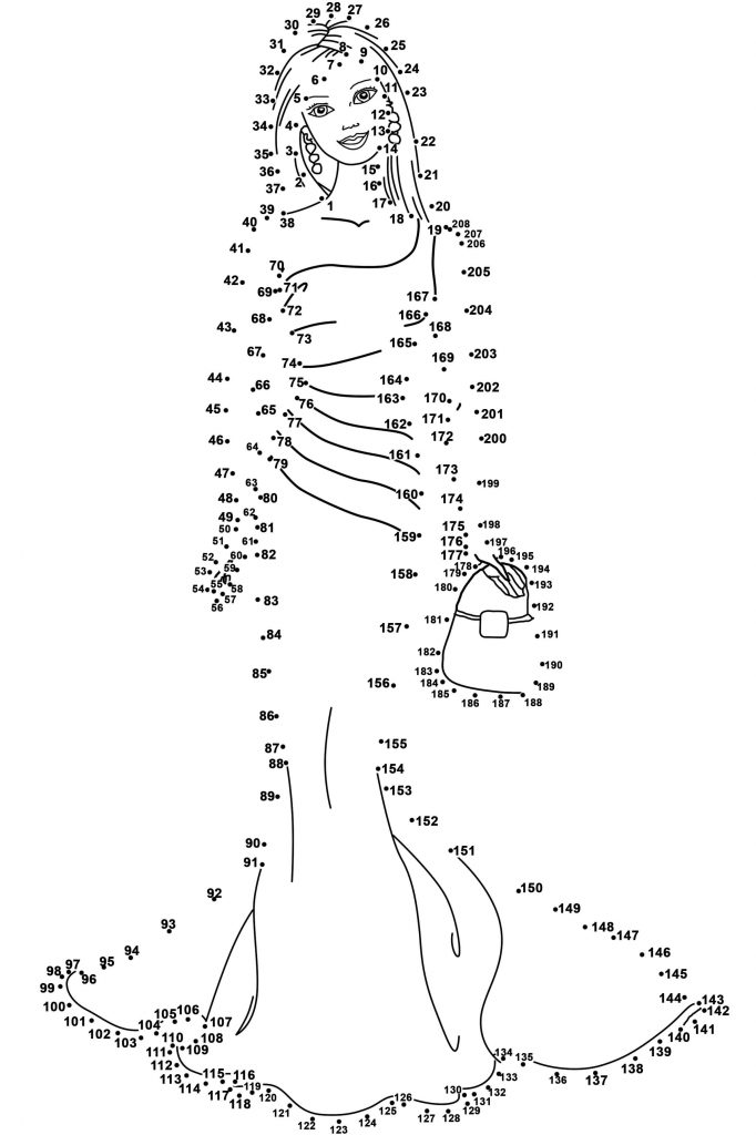 Barbie Dot to Dot 1-200+