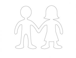 Paper Doll Template - Best Coloring Pages For Kids