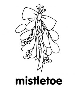 Mistletoe Coloring Pages - Best Coloring Pages For Kids