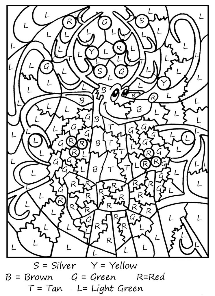 Color By Letter Coloring Pages