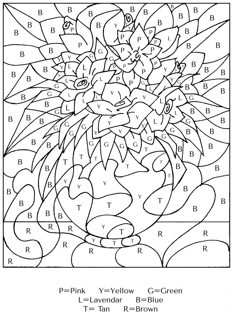 Páginas para colorear con letras