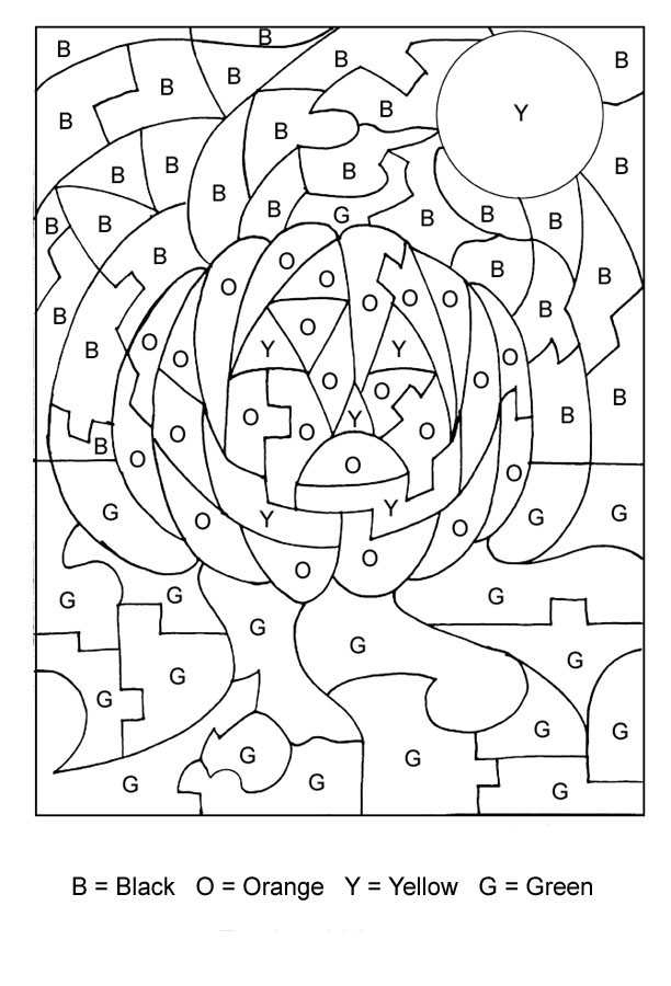 Color By Letters Coloring Pages - Best Coloring Pages For Kids